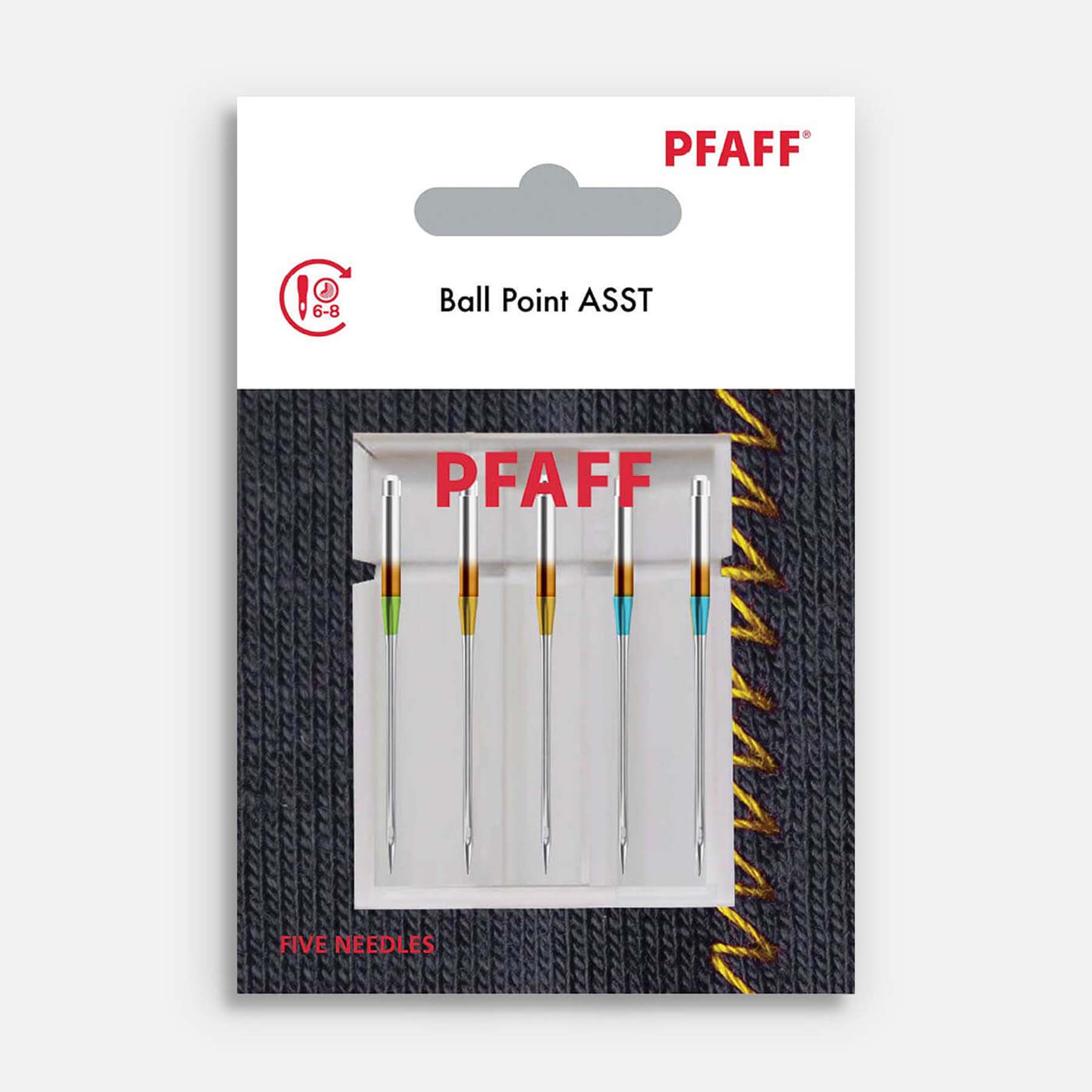 Singer Point Philippines PFAFF® Ball Point Needles Assorted Sizes 5-Pack | SINGER® POINT NEEDLES